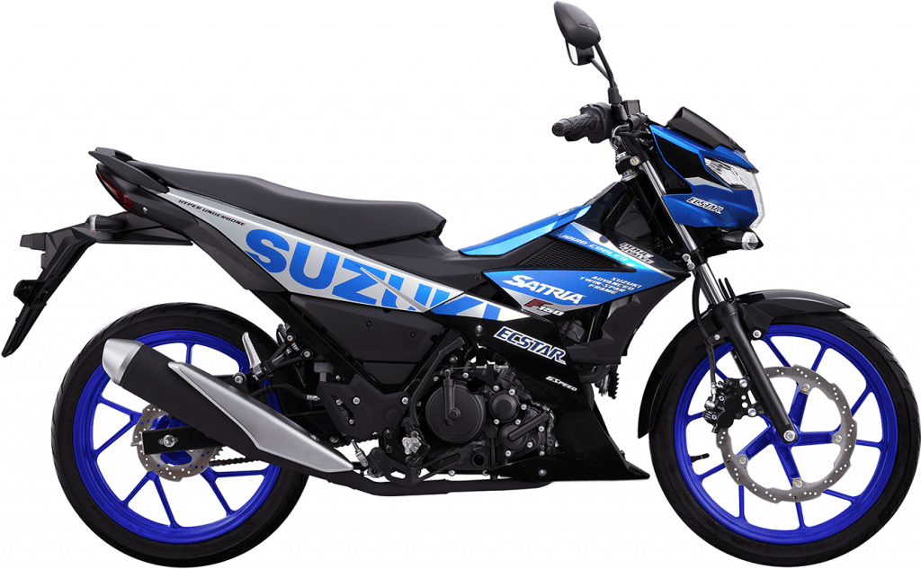 Suzuki Satria Xanh Bạc Đen Việt Nam