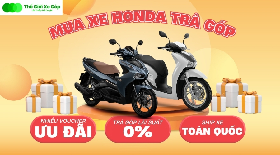 Mua xe Honda trả góp