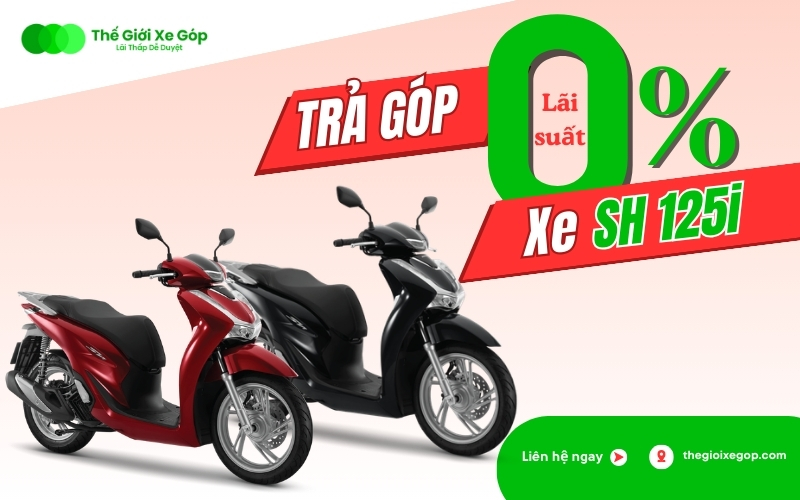 mua xe SH 125i trả góp