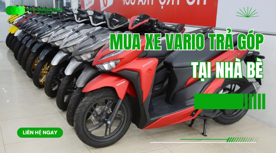 mua xe Vario trả góp tại Nhà Bè