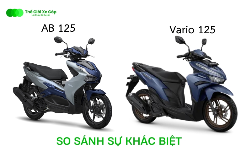 So sánh AB 125 và Vario 125 2025,